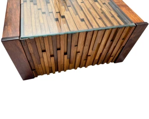 Mid-Century Modern Brutalist Folding Coffee Table by Percifal Lafer, 1960s